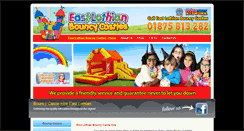 Desktop Screenshot of eastlothianbouncycastles.co.uk